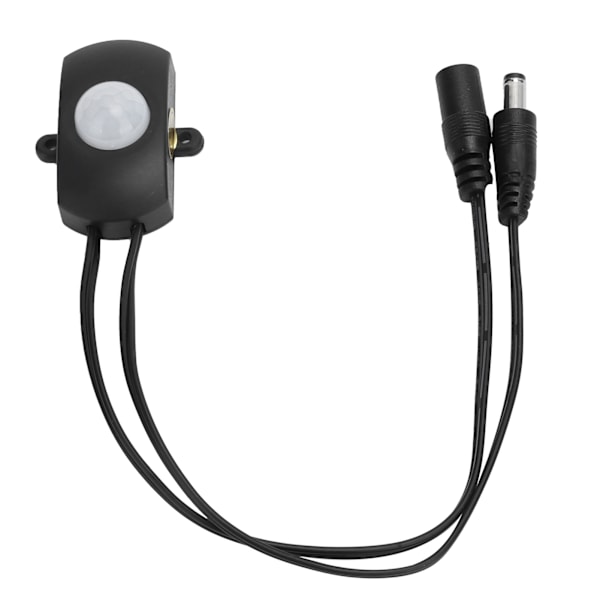 DC6V-24V LED-strimmel Infrarød Menneskekrop Detektor Sensor LED Infrarød Kropssensor Sort