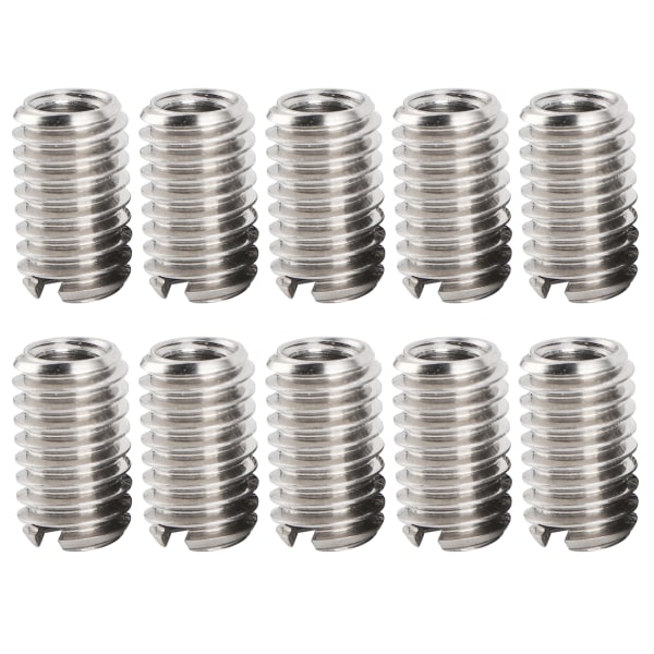 10 kpl Kierrekorjaussisä Naaras M4x0.7 Uros M6x1.0 Alennusmutteri 303 Ruostumaton teräs tietokoneille Lamput Molds Mekaaniset laitteet