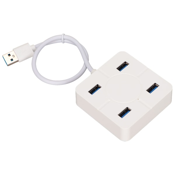 USB-hub med høy hastighet 480 Mbps med 4 USB3.0-dataport 1 ladeport LED-lys USB-dispenser for Windows for OS X