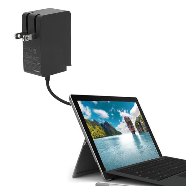 Strømadapter til bærbar PC-tilbehør, passer til Microsoft 24W 16V 1.5A US-plugg 100-240V