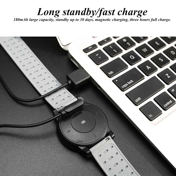 SUNROAD Pulsmåling Blodtryk Vandtæt Smart Sports Watch Sort