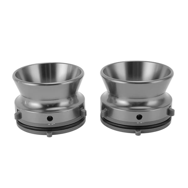 1/4 10 tommer åbner poleret aluminiumslegering universel ilægningsenhed NAB-navadapter til Studer ReVox til Akai til Teac 2 stk grå