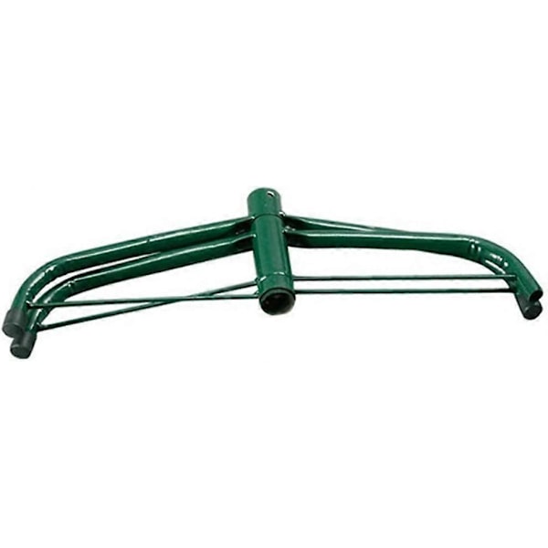 Jern Kunstigt Juletræsfod med Tripod - Grøn 50 cm.