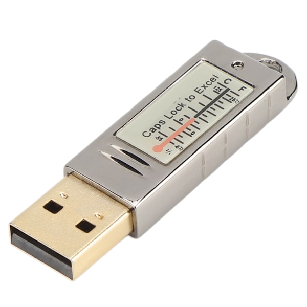 USB-datortermometer Vattentät temperatursensor Datalogger Övre Nedre Gränstemperaturlarm