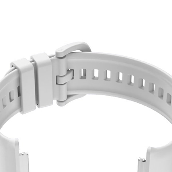 Smart Watch Band Silikone Justerbar Smartwatch Armbåndsrem til Huawei Watch Fit 2 Hvid