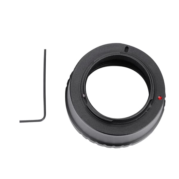 Objektivadapterring til Olympus spejlløst kamera T2‑M4/3 teleskopmontering