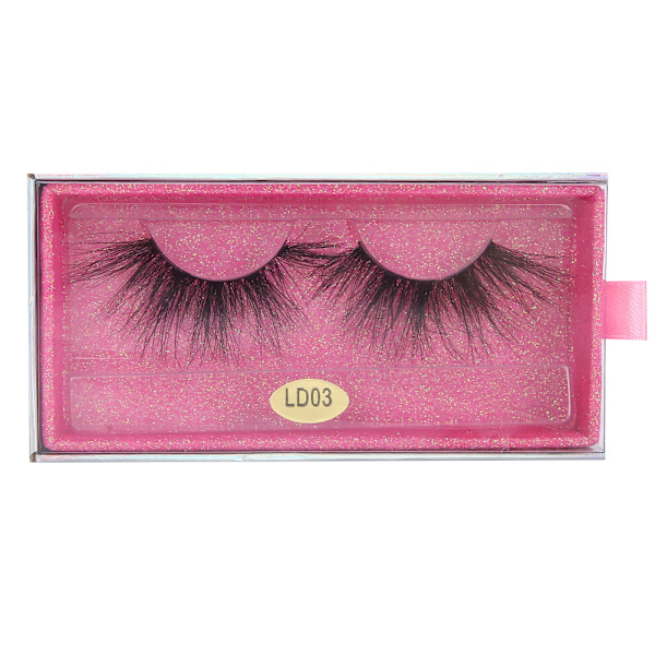 5D 25mm Falska Ögonfransar Makeup Falska Ögonfransar Fluffy Curling Långa Falska ÖgonfransarLD03