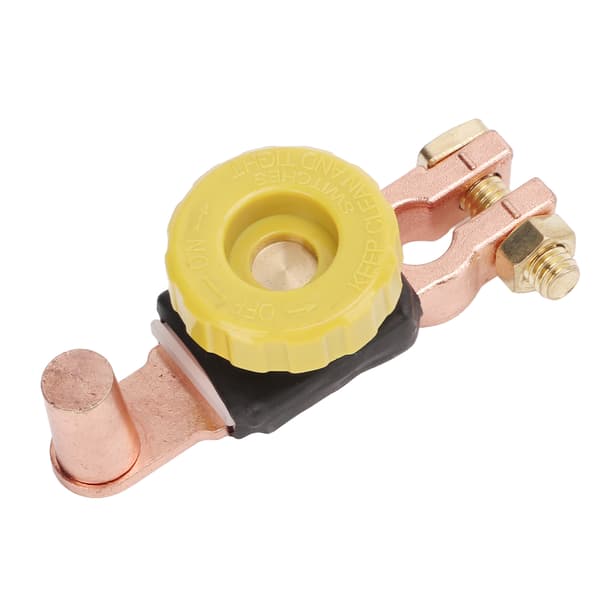 Top Post Batteri Afbryderkontakt Messing Rustfri Kraftig til 6V 12V Bil RV ATV