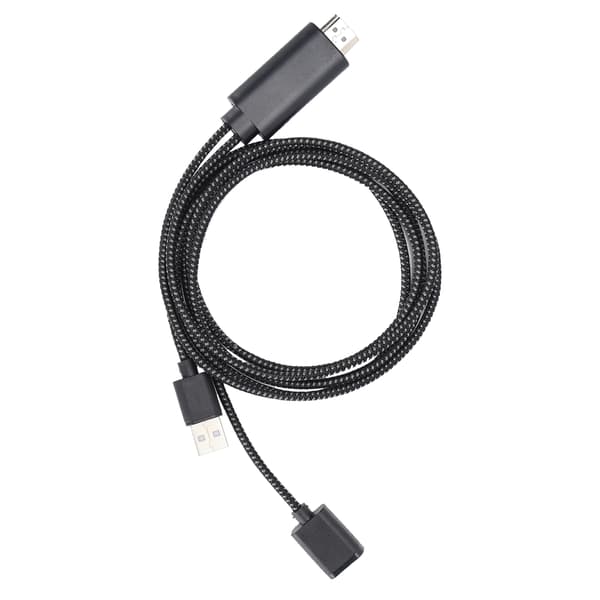 HD TV-kabel USB til HD Multimedia Interface-konverterkabel til Android / IOS-system sort