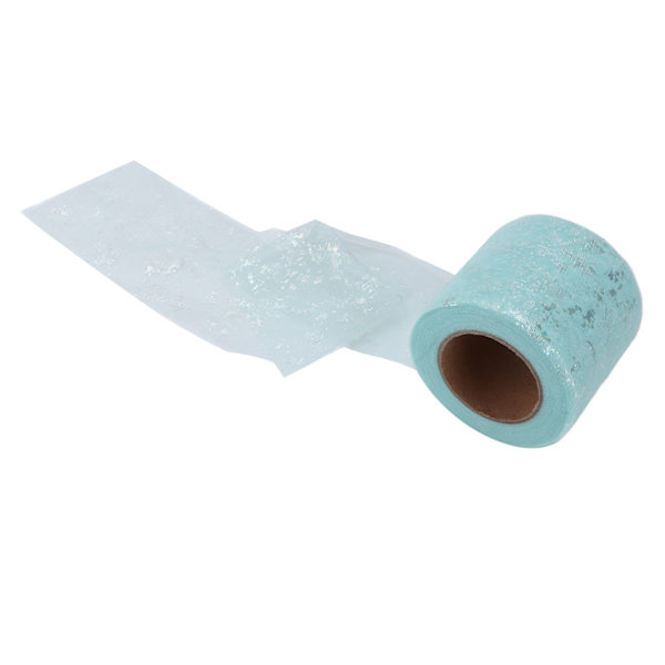 Tulle-kangas DIY-askarteluun, kulutuksenkestävä Symphony-polyesteri, kevyt ja kannettava tyllirullat 6 cm, vihreä