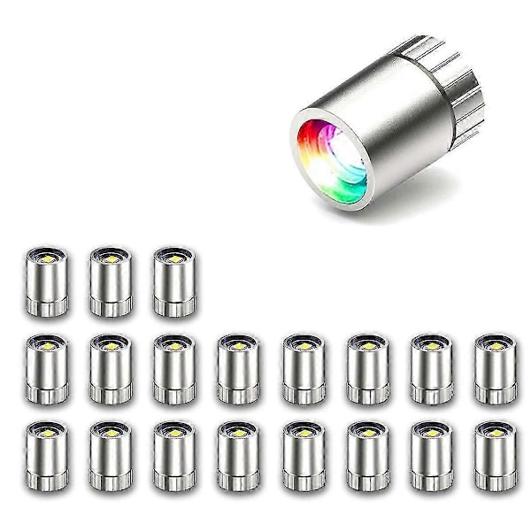 20 kpl Pieniä LED-valoja, pieniä valoja käsitöihin, paristokäyttöisiä minivaloja, valot (monivärinen)