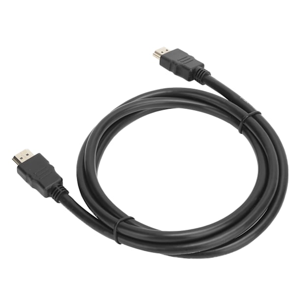 HDMI till HDMI-kabel Standard kopparledare Guldpläterat järnskal Svart lock 4K 30Hz 3 meter