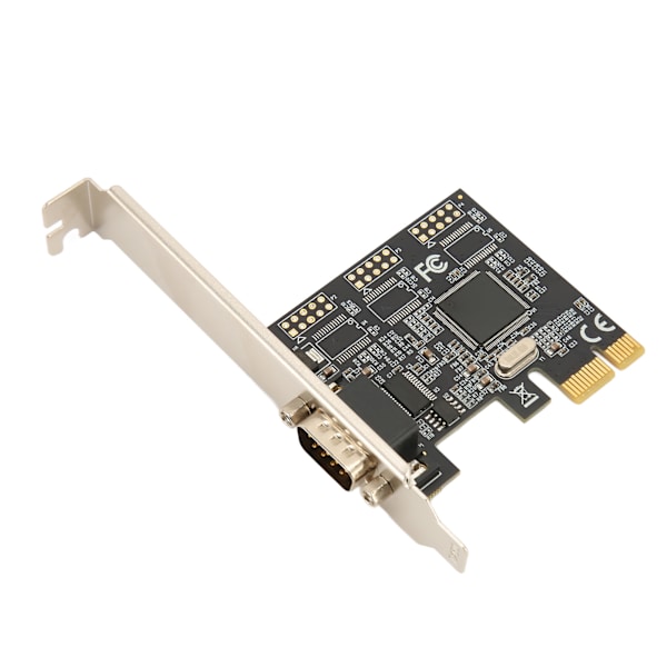 PCIe X1 RS232 seriel adapterkort enkeltport PCI Express til RS232 konverteradapter til Windows til Linux til DOS
