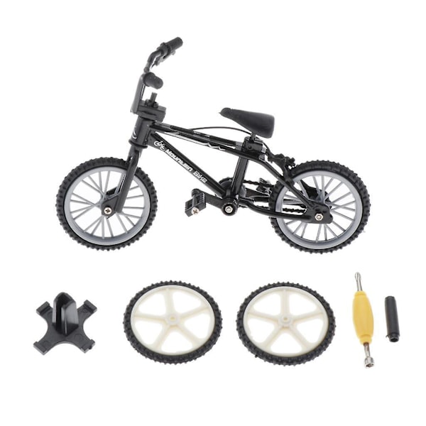 Finger cykel model legetøjssæt Sort