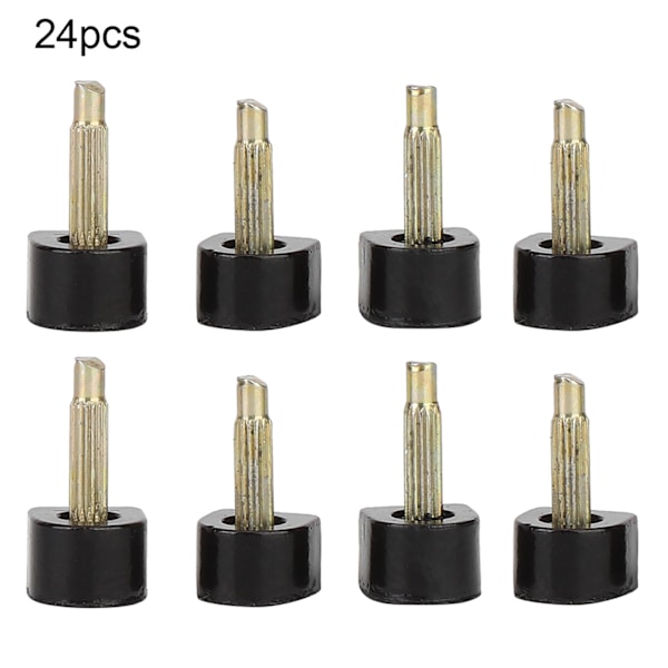 24 kpl Korkokenkien vaihtokärjet Liukumattomat kengät Korjauskorkokenkien suojus (9 * 9 mm)