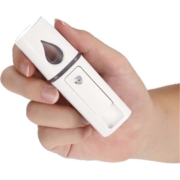 2 Stk. Nano Facial Luftfugter Mini Bærbar Ansigtsmist Steamer Håndholdt Mist Sprøjte med Fugtgivende