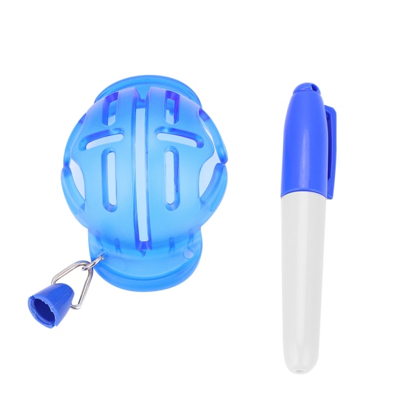 Golfpallon viivamerkin piirustusmallin kohdistustyökalu kynätarvikkeilla (sininen)