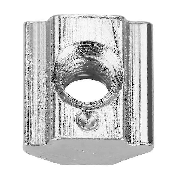 50st Kolstål Glidande T-spår Mutter för 20-serien Aluminiumprofil Tillbehör M4*10*5