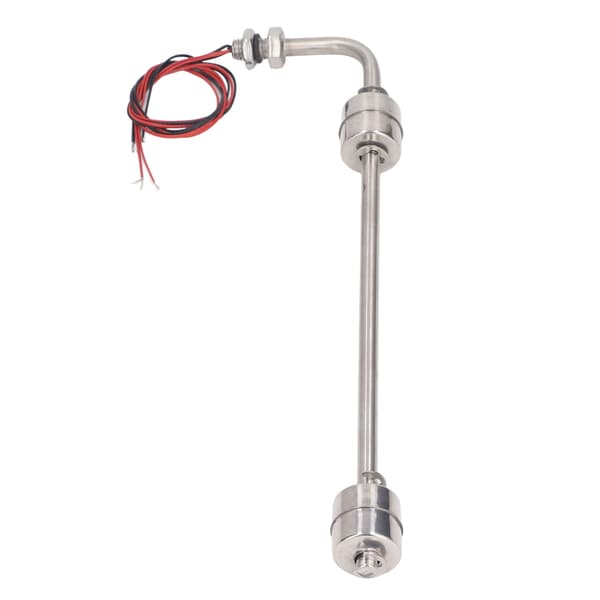 Flytende vannkontrollbryter Rustfritt stål flyter dobbeltpunkts væskenivåsensor AC DC 0-110V 300mm / 11.8in