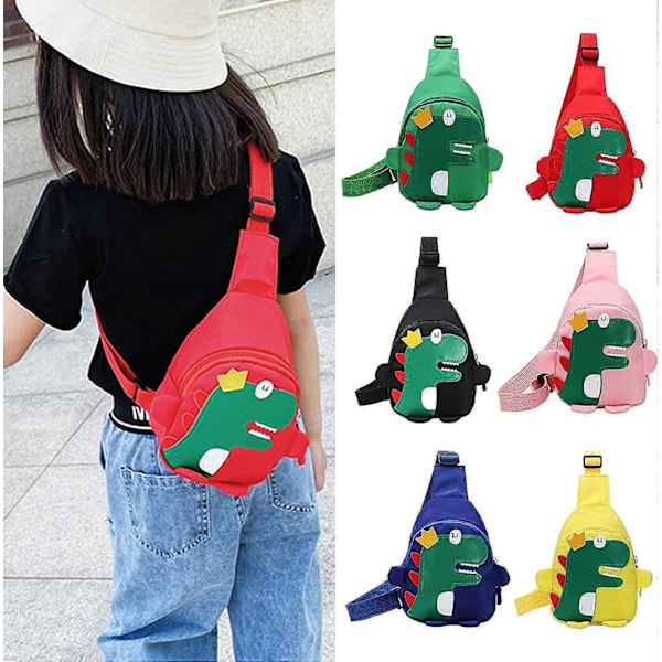 Crossbody tasker til børn, drenge og piger, rygsæk, sød dinosaurtaske, lille rejsetaske til børn, usædvanlig