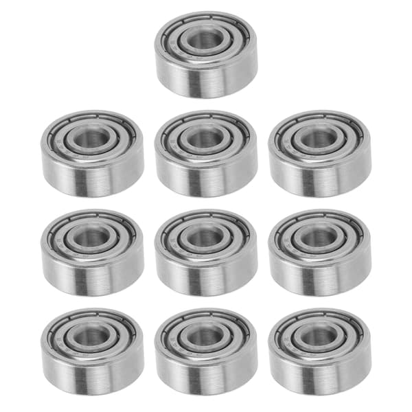 10 stk. S624ZZ 4x13x5mm kuglelejer i rustfrit stål til longboards rulleskøjter dele