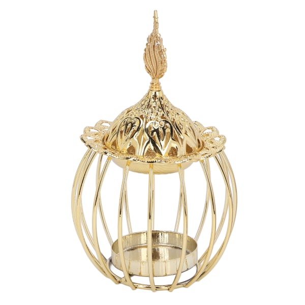 Røgelsebrænder Holder Dekorativ Guld Metal Røgelse Stick Stand Bakke til Halloween juledekoration Display