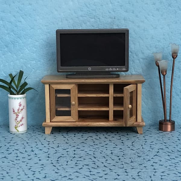 1:12 Moderne Miniature LCD TV Dukkehus Tilbehør Rum Møbler Legetøj