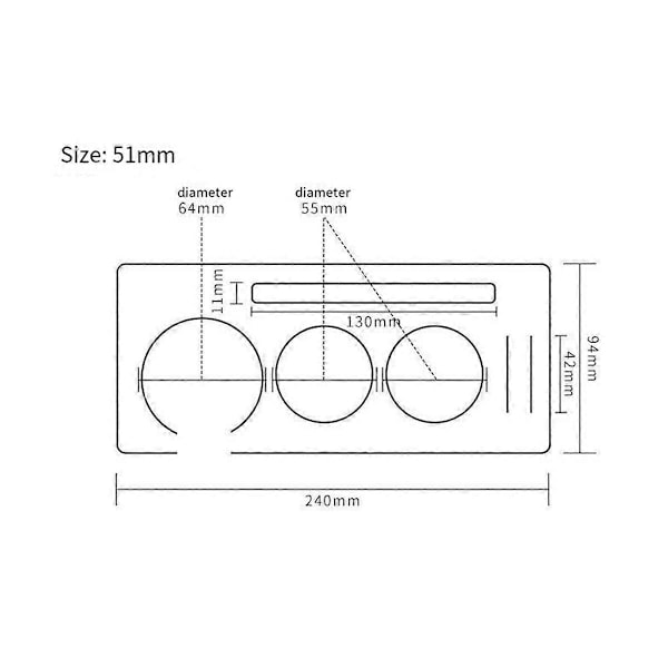 51 mm puinen kahvin tamppausteline kahvin suodattimen pidike, A