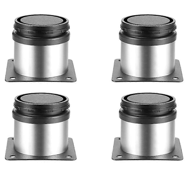 4 kpl Säädettävät huonekalujalat 50x100mm Pöydänjalat Kaapinjalat Metallijalat Huonekalujen jalat Keittiön työpöydän pöydänjalat Huonekalujen jalat Työtasojalat