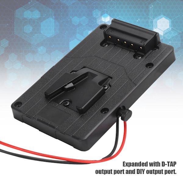 Mini V Mount VLock DTap Batteriplatta Adapter för Sony V Mount Batteri DSLR videokameror