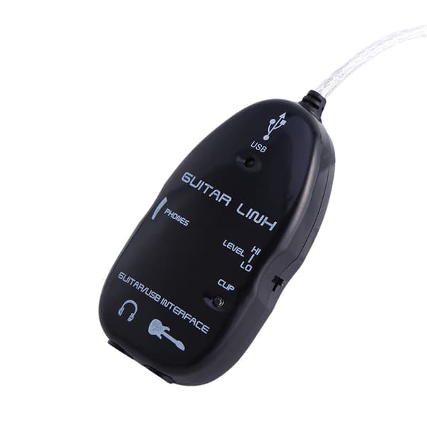 Gitar til USB-grensesnittkabel Link Audio for PC-opptaksadapter