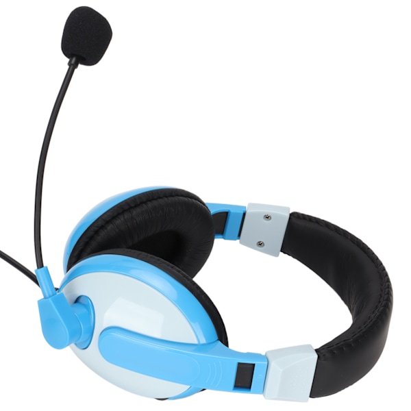 Somic Electronics Hovedtelefoner Multifunktionelle Stik Voice Gaming Headset med Mikrofon til Computere Mobiltelefon Grå Blå