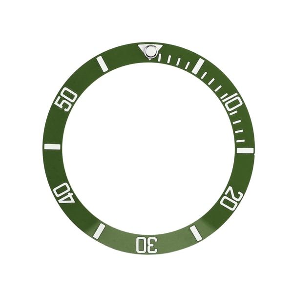 Watch Armbandsur Aluminiummaterial Loop Bezel Insert Ring Ersättningsdel (grön)