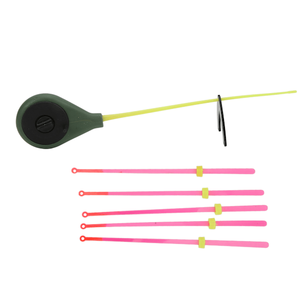 Mini isfiskespöset med toppspö, bärbar fiskeutrustning för vinterfiske 16 cm