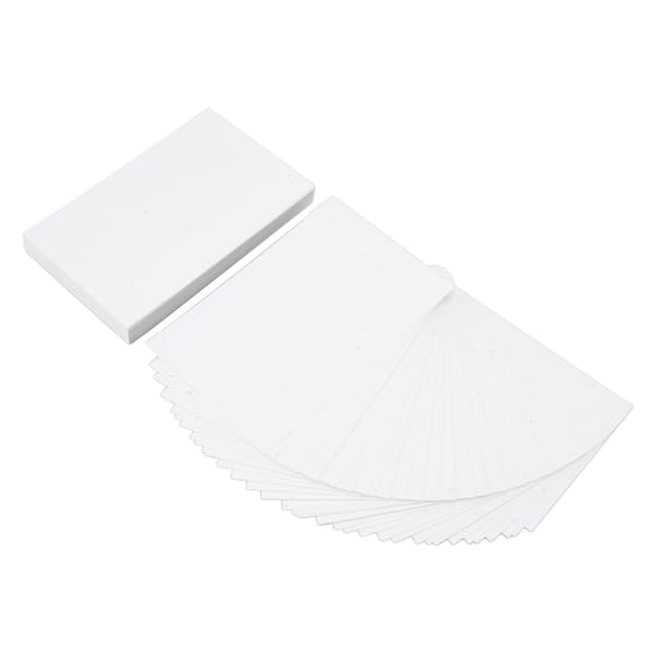 100 stk. karton bærbare små håndmalede kunstkort papir hvide blanke postkort pakkesæt til kunstpost