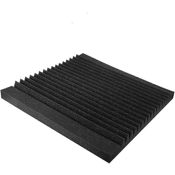 Lydisolerende Skum Lydabsorberende Skum - 6 stk. Lydabsorberende Skum Akustikpaneler Svamp 50x50x5cm til Klaverrum Indspilningsstudie