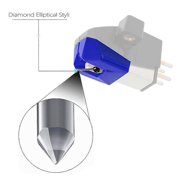 AT-VMN95E Diamant Skivspel Nål Stylus Ersättning
