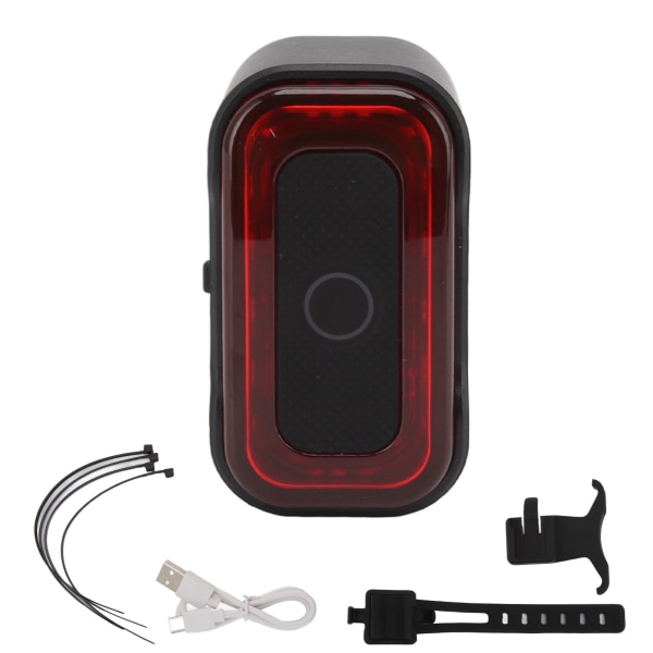 A07 Smart Sykkel Baklys 16LED Fremhevet Smart Sykkel Baklys USB Lading Bremse Sensing Baklys for Terrengsykkel
