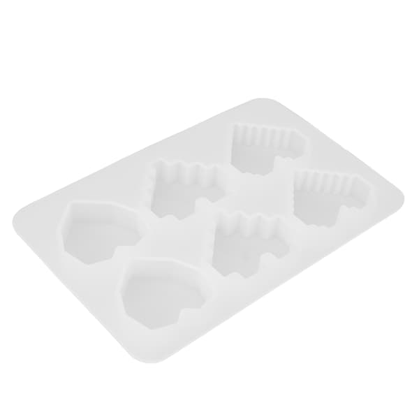 DIY Hjerteformet Form Gjenbrukbar 3D Silikonform for Aromaterapitabletter Balsam Såpe
