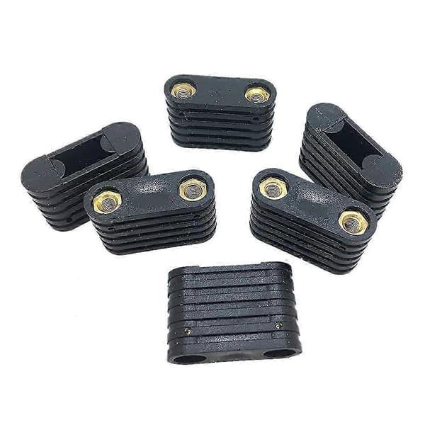 6 pcs Windsurfing Black Plastic Foot Straps for Windsurf Board Replacement Surfboard 60x100cm 60x100cm White