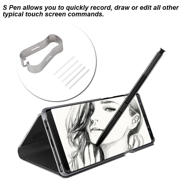 Stylus S Pen Tips -kynän set Samsung Galaxy Note 8/9 Tab S3/4:lle (valkoinen)