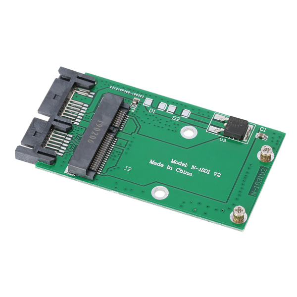 Mini MSATA-kort til 1,8-tommers Micro SATA Interface Adapter Converter Card Disc