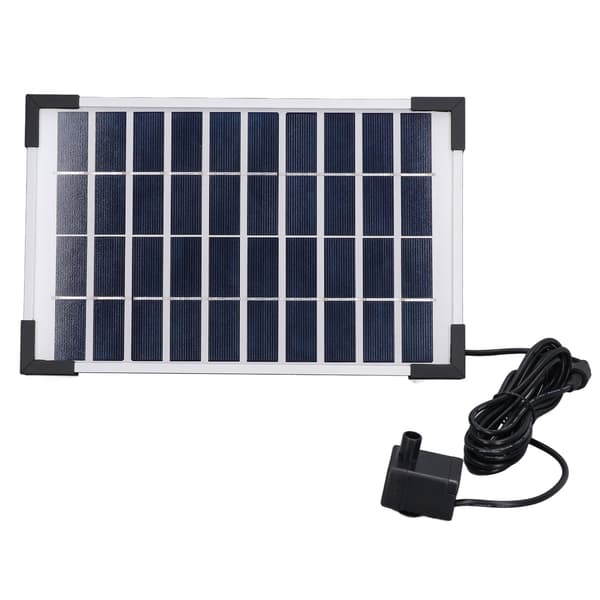 10V 5W Solar Springvandssæt Flydende Solar Springvand Vandpumpe Sæt til Haver, Pools, Akvarier