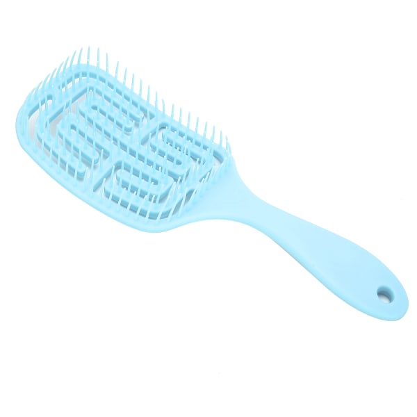 Unisex hårbørste langt kort krøllete hår Massasje kam hårstyling børste Blå
