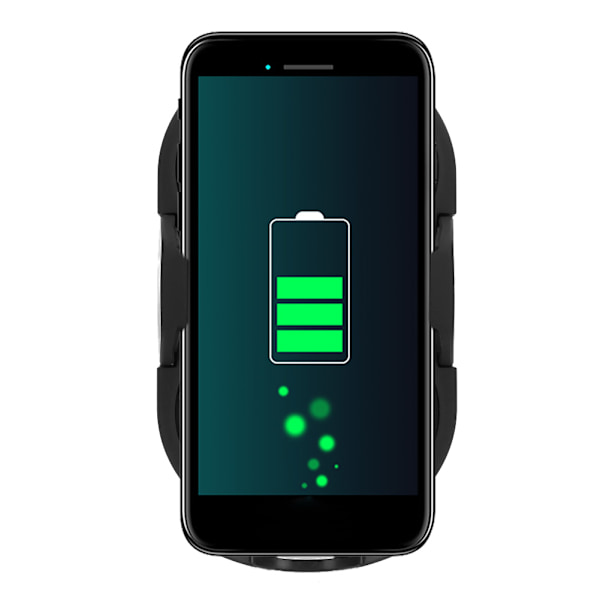 Trådløs infrarød induksjonsbil lader brakett luftventil dashbord telefonholder C8miniBlack