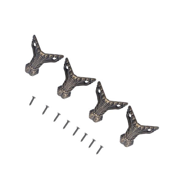 12 stk. smykkeskrinben Antikk elegant utseende Premium legering Solid Slitesterk Rustfri trekasseben