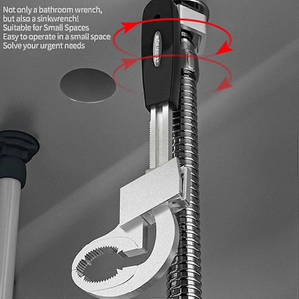 Rörtång, Justerbar Skiftnyckel, Rörtång, VVS-Multiverktyg Zekai