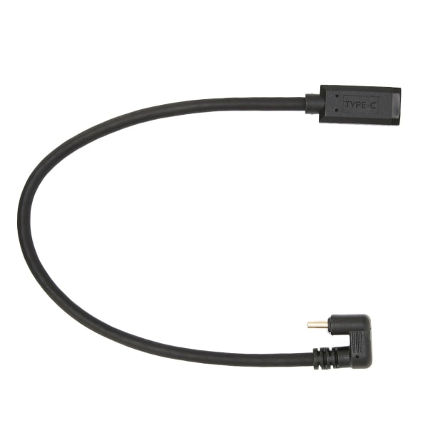 USB C forlængerkabel 0,3 m/0,98 fod 10 Gbps forgyldt retvinklet USB 3.1 han-til-hun forlængerledning til Mi 4C