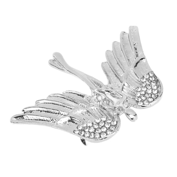 Engel Brosje Nål Legering Rhinestone Krage Nål Kåpe Genser Dekorative Tilbehør Sølv