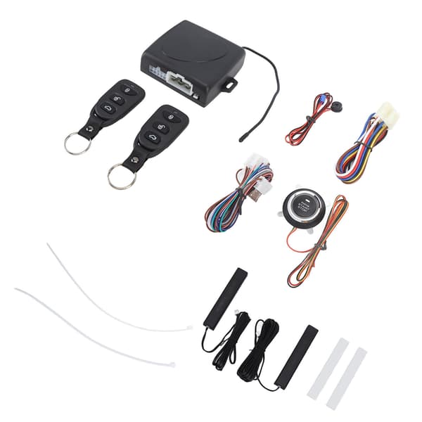 DC 12V Bil Nyckellöst Startsystem Motor Start Stopp Larmsystem Fjärrkontroll Fordonslokalisering Stöldskydd Bilsäkerhetssystem Med Bluetooth